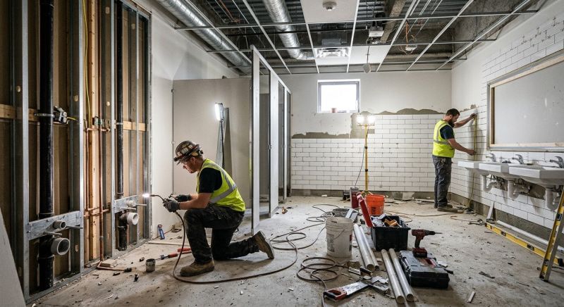 Office Bathroom Renovation in Denver County, CO